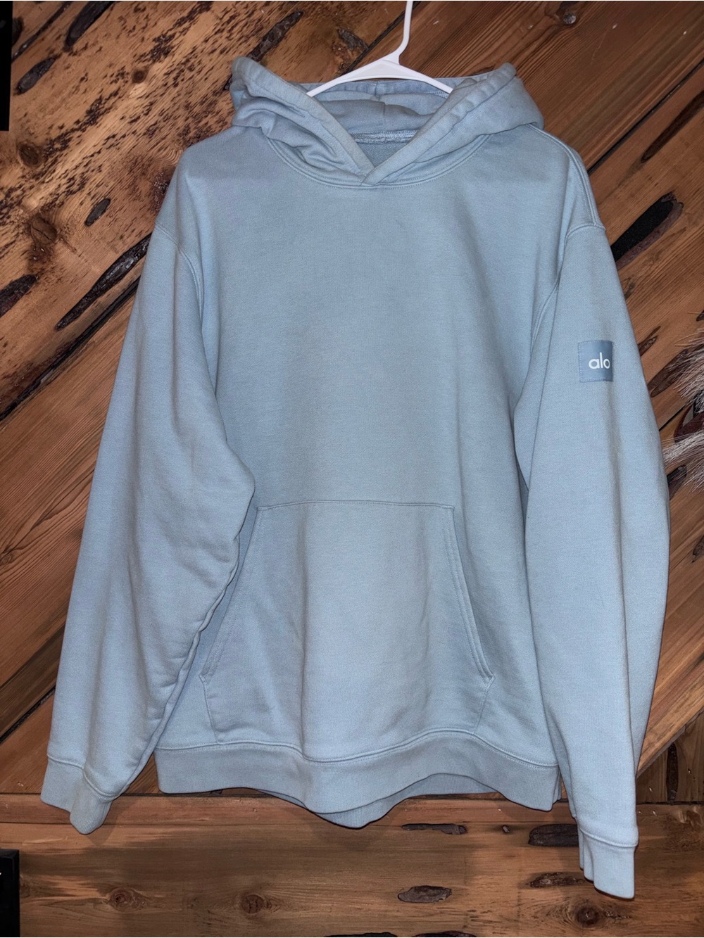 ALO Yoga Pale Blue Hoodie